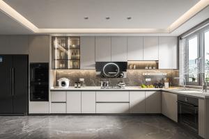Quality Whole House Interior Furniture Custom Waterproof Lacquer Kitchen Cabinet wholesale