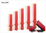 10500mm Stroke Single Acting Hydraulic Cylinder for Tipper Truck , Telescoping