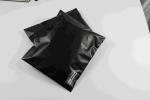 Custom Printed Biodegradable Self Sealing Courier Bags In Black