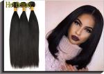 Brazilian Human Hair Grade 6A Virgin Hair , Silk Straight Human Hair Weave Weft