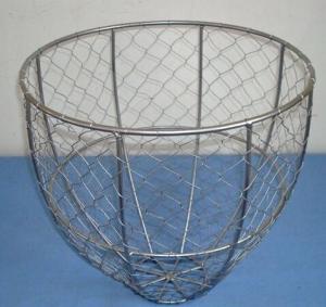 Quality Hot dipped galvanized wire oyster basket,galvanized wire clam basket,factory price wholesale