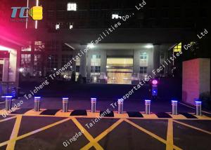 Quality Traffic Road Safety Hydraulic Retractable Bollards Post Polished Brushed Surface wholesale