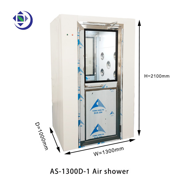 25m/S Clean Room Air Shower LED Light With Adjustable Airflow And Safety Sensors