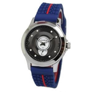 Quality 41.0mm men's round rubber band quartz wrist watch with stainless steel case ,special movement wholesale