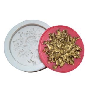Quality 3D Silicone Flower Shaped Baking Mold Diy Handmade Round Fondant For Cakes wholesale