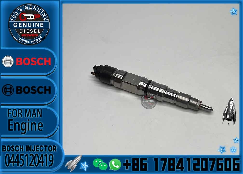 Diesel Fuel Injector Common Rail Injector Assembly 0445120420 0445120419 0445120421 for Diesel Engine