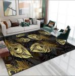 North European Feather Crystal Velvet Floor Carpets For Sofa Bedroom And Living