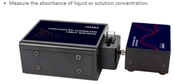 YLS-8301-03 Fan Cooling Tungsten Light Source for Visible-NIR Absorption Reflection Spectral Measurement 400-2000nm