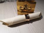 Banquet Dinner airlaid paper napkins Tissue Printed OEM Unscented Non Toxic