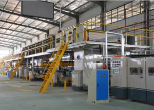 Quality 60-150 M / Min Speed Corrugated Cardboard Machine Production Line 1 Year Warranty wholesale