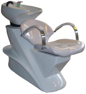 Quality White Color Salon Shampoo Chairs Durable Ceramic Sink With Upholstered wholesale