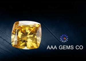 Quality VVS1 Forever Brilliant Moissanite Yellow For Wedding Ring / Earring wholesale