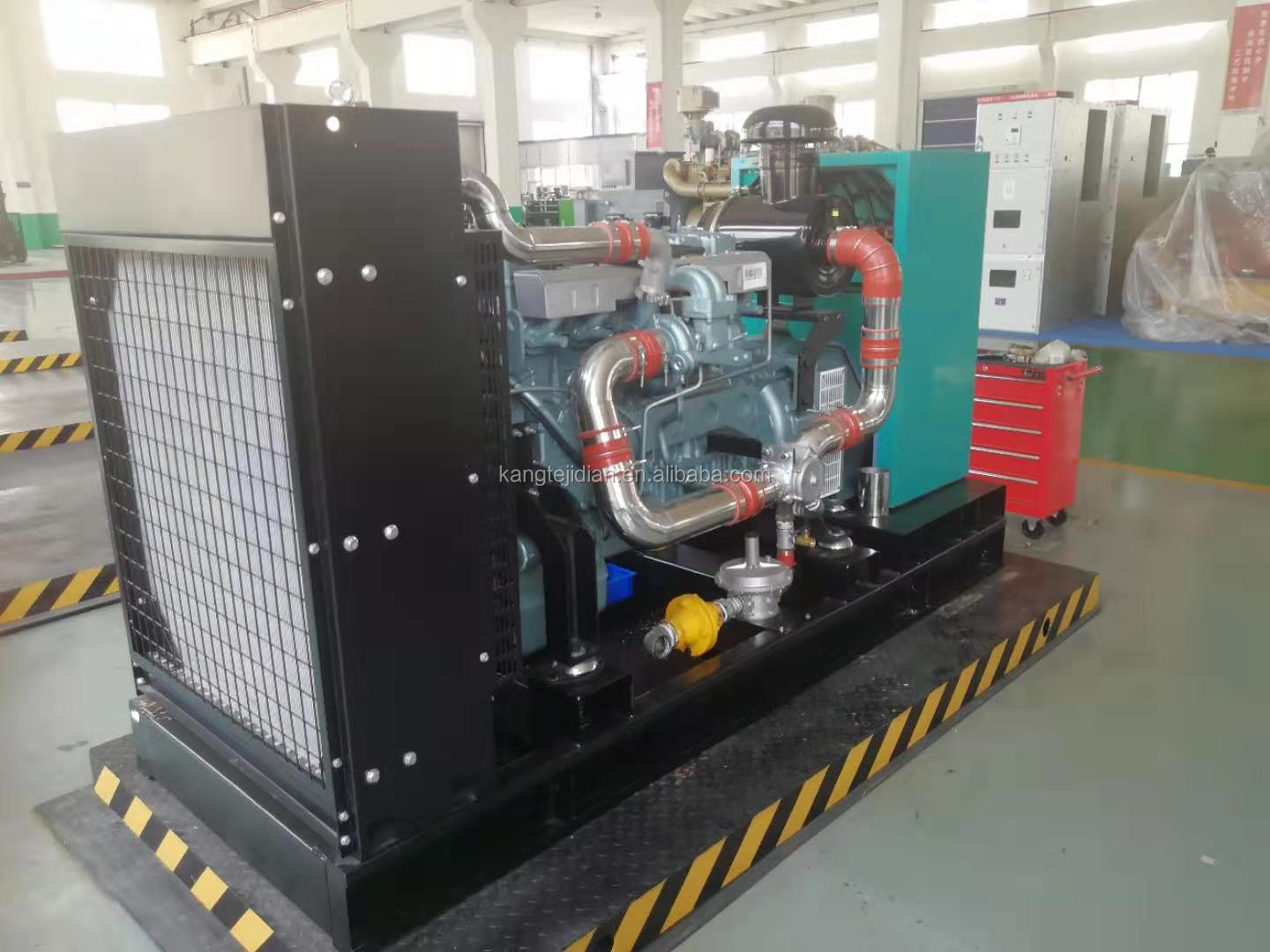 100KW Natural Gas Generator with Leroy Somer Stamford Alternator CE/ISO9001 Certified
