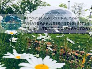 Quality Hot Galvanized PVC Coated Dome Tent Glamping UV Resistance wholesale
