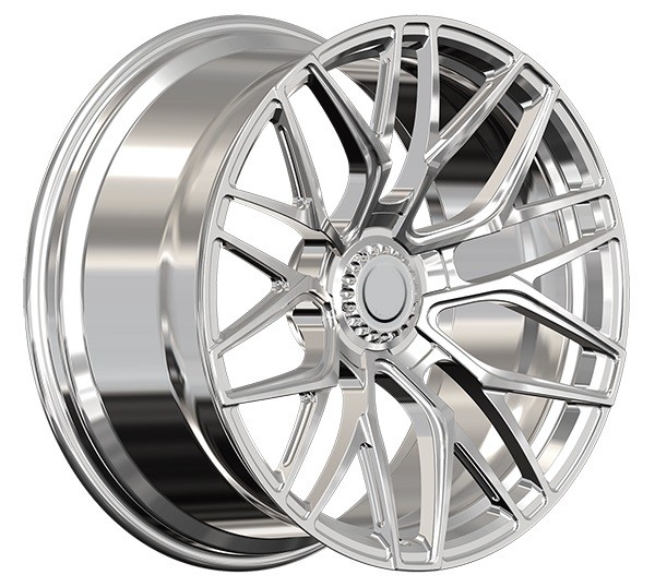 Centerlock type bright colour painting Forged Custom Wheels 18 19 Inch With Black Machine Face rims