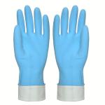 Cotton Flocklined Household Kittchen Rubber Gloves Rubber Dish Washing Gloves