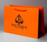 Reusable Boutique Paper Shopping Bags Custom Logo With Handle For Retail