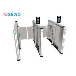 Quality High Speed Pedestrian Turnstile Gate , Fingerprint Turnstile With Facial Recognition wholesale