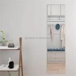 Silver Lenses Modern Frameless Wall Mounted Makeup Mirror for Beveled Bath