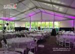 Commercial Outdoor Glass Wall Event Tents Catering Rental Tent Roof Linning