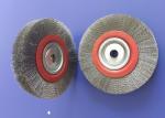 Long Life Crimped Wire Wheel Brush 150 X 16mm Stainless Steel For Removing Rust