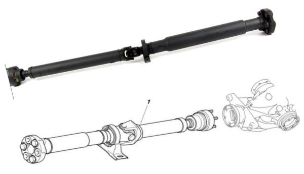 Propeller Shaft Driveshaft For 2002-2009 BMW 7 Series (E23,E32,E38,E65,E66,F01