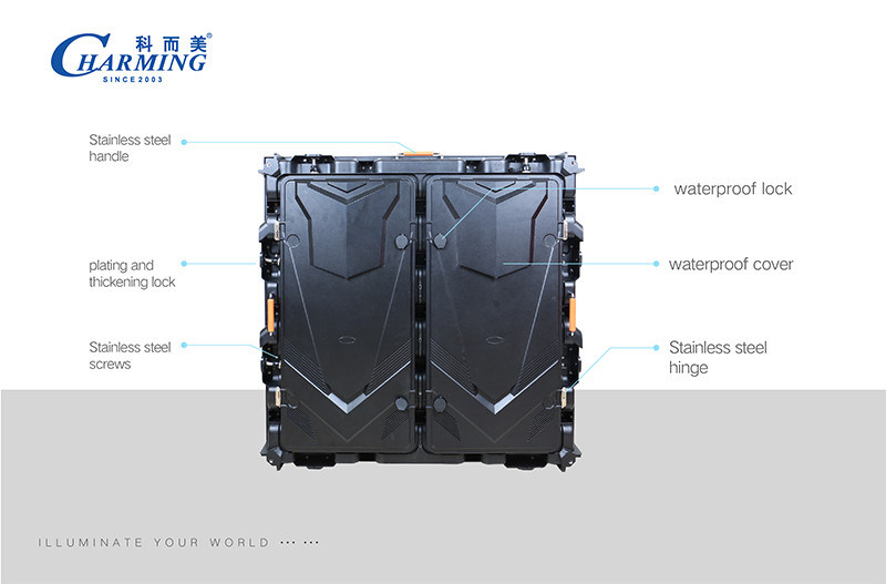P5 Seamless Outdoor LED Advertising Screen Pole Mounted 320x160mm