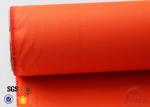 0.25mm 280g Orange Acrylic Coated Fibreglass Fabric Glass Fiber Cloth E - Glass