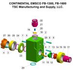 Weatherford E-2200 mud pump Zirconia Liners, EWCO/LEWCO E1600 MUD PUMP, E800 MUD