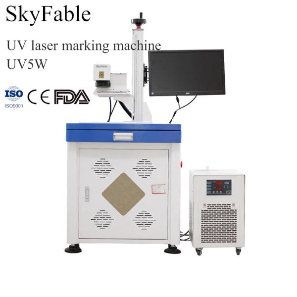 Cheap Plastic Acrylic Glass UV Laser Marking Machine 5W Laser Printing Engraving Machine for sale