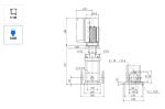 CRIE 20-6 Grundfos Vertical Centrifugal Water Pressure Pump Booster