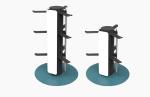 Metal Spinner Retail Store Displays Detachable Multiscene 50x30.5cm