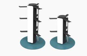Quality Metal Spinner Retail Store Displays Detachable Multiscene 50x30.5cm wholesale