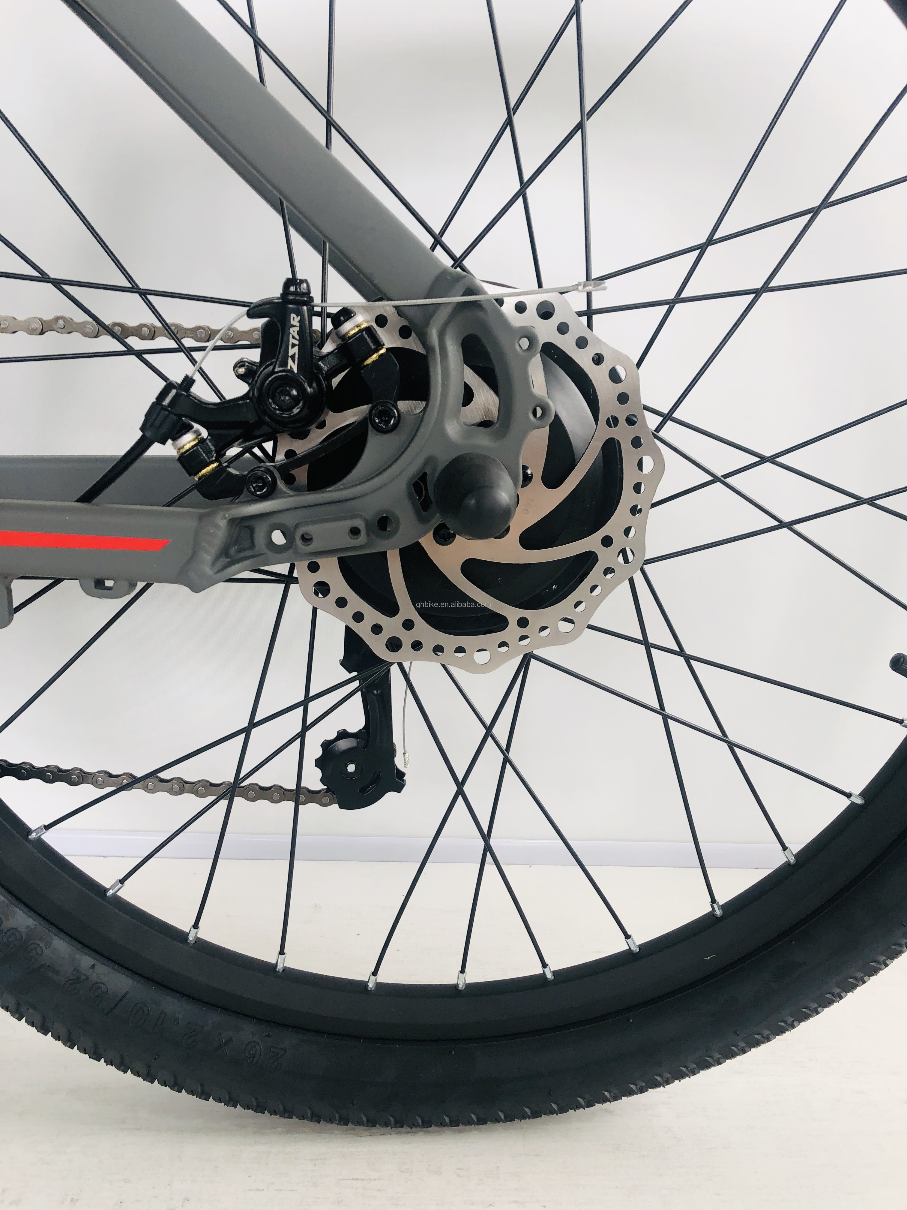 26" 21Speed 48V 500W 14AH Lithium Battery OEM Ebike Customized Mountain Electric Bike
