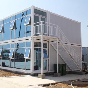 Quality Steel Fireproof Rock Wool Sandwich Panel 20ft Shipping Container House for Apartment wholesale