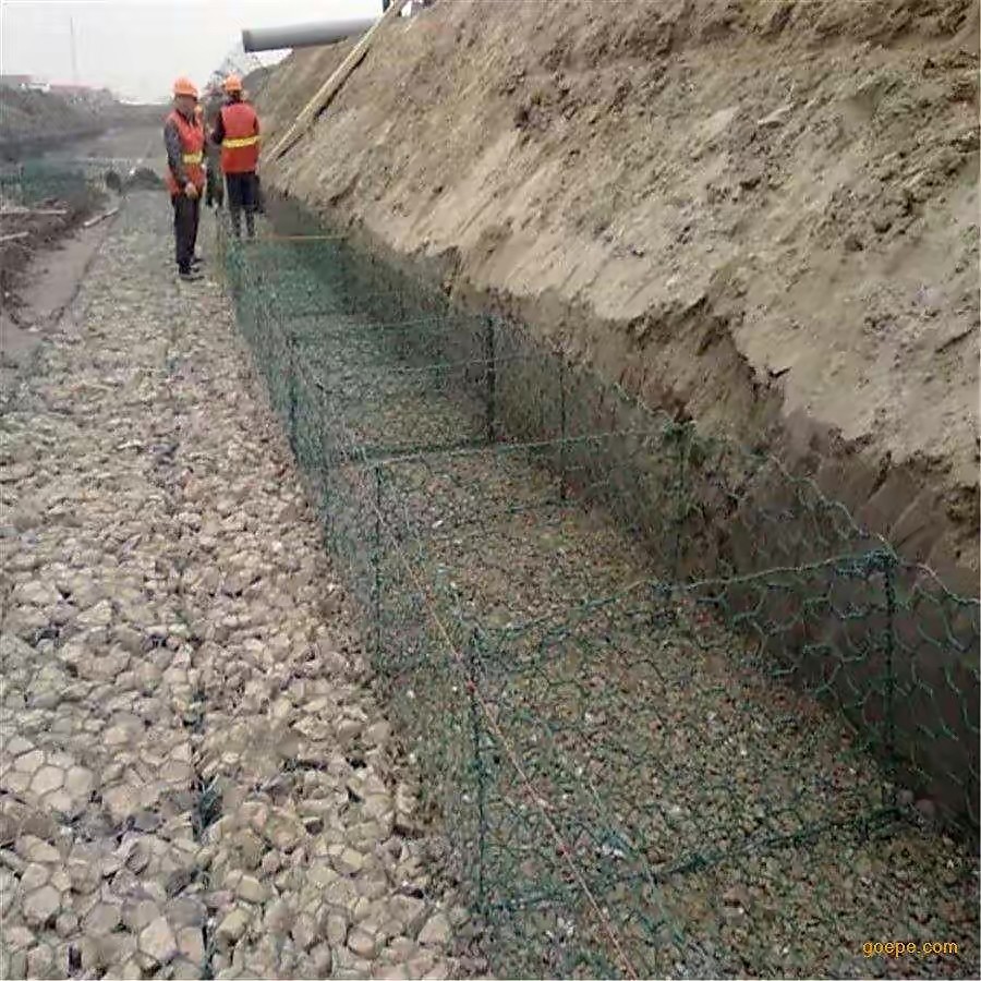 Iron 2 X 1 X 1m Pvc Coated Gabion Wire Mesh For Cages