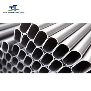 Quality Bended Hot Dipped Galvanized Oval Steel Tubing Elaborate Polishing Bright Surface wholesale