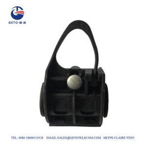 Quality Plastic ADSS Suspension Clamp Round Flat Cables 6mm Span Max 70m wholesale