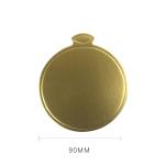 Round Dessert Display Tray Mini Gold Paper Cake Plates