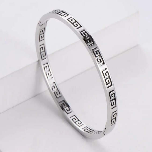 Personalized Trendy Women'S Bracelets Fashion Stainless Steel Gold Bangle
