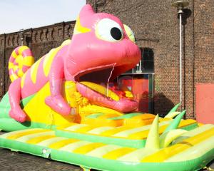 China Customized Quadruple Stitching Inflatable Bounce Slide For Festival Activity on sale