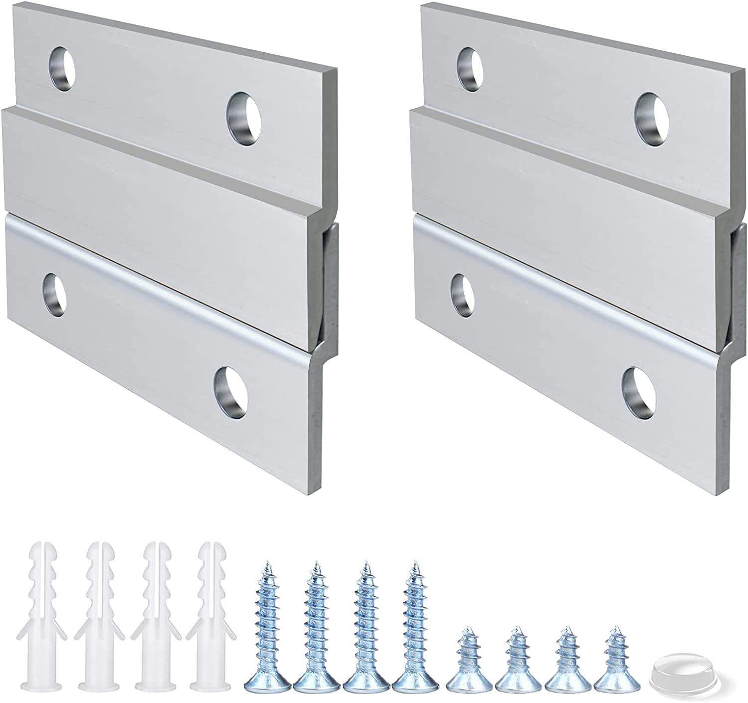 Versatile French Cleat Picture Hook Hanger Kit for Hanging Mirrors Pictures and Shelves