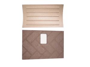 Quality Compressed Vermiculite Insulation Board 5MPa Yellow Colour Durable wholesale