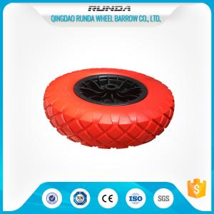 Quality Slip Resistant PU Foam Wheel 16mm Inner Hole , Polyurethane Wheels With Bearings wholesale
