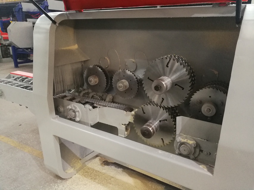 450mm Multi Rip Saw Machine Round Hardwood Logs Gang Rip Saw