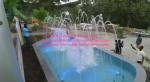 Crystall Ball Single Spray Small Swimming Pool Light Fixtures Outdoor