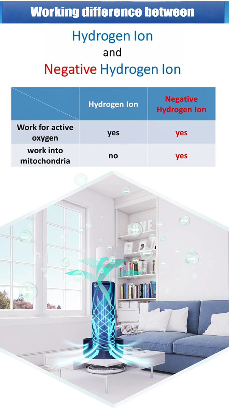 12V Negative Hydrogen Oxygen Inhale Generator 18W WEIZI WZ-HX02