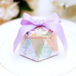 Offset Printing Hexagon Cardboard Boxes Thanksgiving Paper Chocolate Packaging