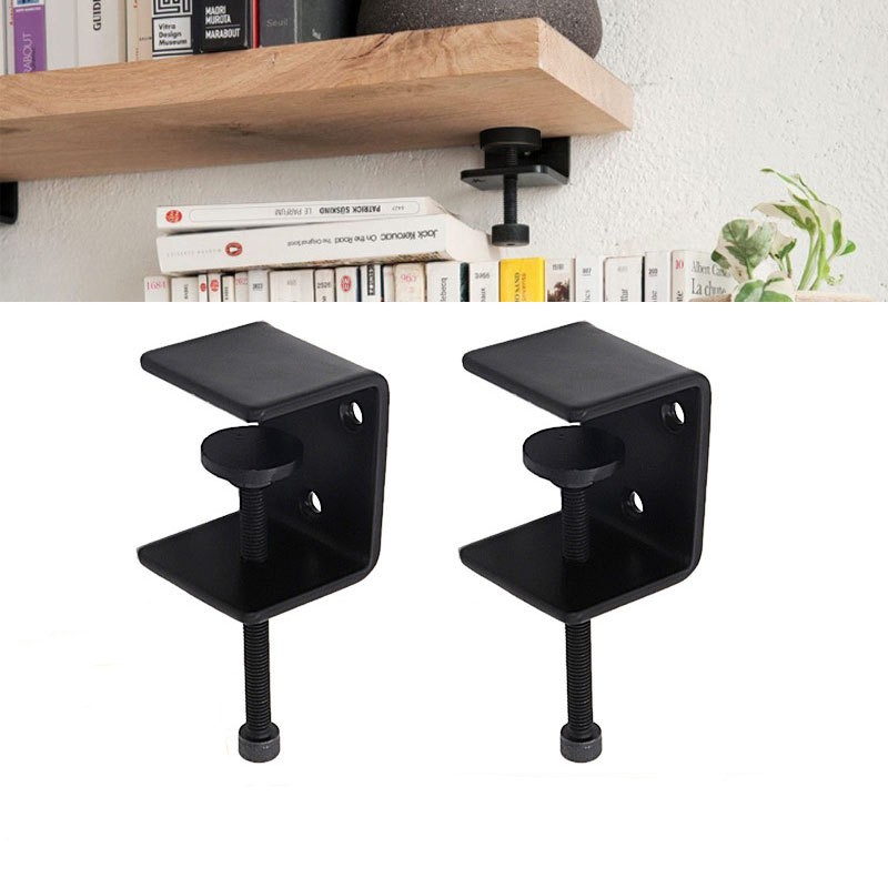 OEM 1.97 x 2.24 x 2.28 Inches Steel C Clamp Bracket for Adjustable Shelf Bracket Clip