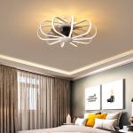 Modern Led Ceiling Fan Light Nordic Bedroom Kitchen Living Room Restaurant